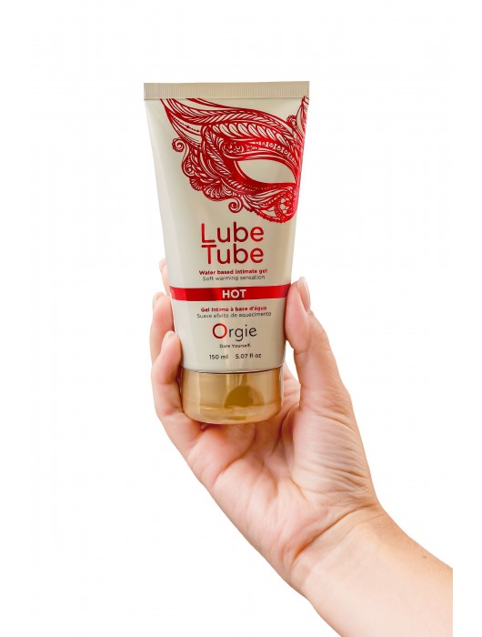 Интимный гель на водной основе Lube Tube Hot с разогревающим эффектом - 150 мл. - ORGIE - купить с доставкой в Орле
