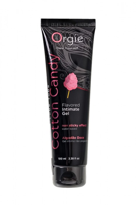 Интимный гель на водной осное Lube Tube Cotton Candy со вкусом сахарной ваты - 100 мл. - ORGIE - купить с доставкой в Орле