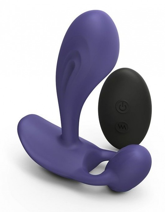 Темно-синий вибромассажер Witty P G Vibrator with Remote Control - Love to Love - в Орле купить с доставкой