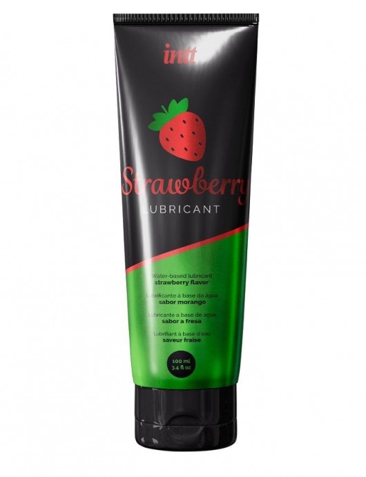 Смазка на водной основе с ароматом клубники Strawberry Lubricant - 100 мл. - INTT - купить с доставкой в Орле