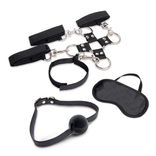 Набор для фиксации из 7 предметов Hogtie   Ball Gag Kit - Lux Fetish - купить с доставкой в Орле