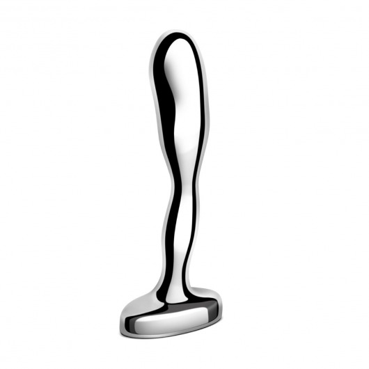 Стальной стимулятор простаты Stainless Steel Prostate Plug - 11,5 см. - b-Vibe - в Орле купить с доставкой