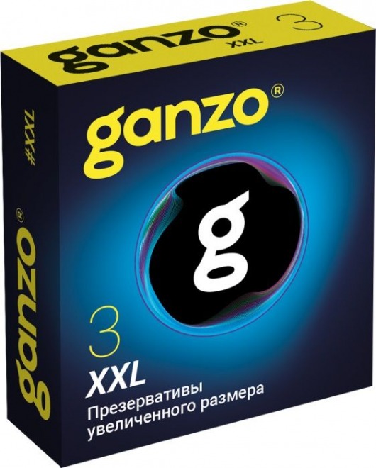 Презервативы увеличенного размера Ganzo XXL - 3 шт. - Ganzo - купить с доставкой в Орле