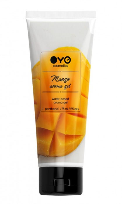 Лубрикант на водной основе OYO Aroma Gel Mango с ароматом манго - 75 мл. - OYO - купить с доставкой в Орле