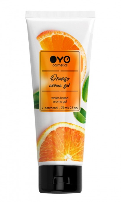 Лубрикант на водной основе OYO Aroma Gel Orange с ароматом апельсина - 75 мл. - OYO - купить с доставкой в Орле