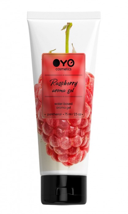 Лубрикант на водной основе OYO Aroma Gel Raspberry с ароматом малины - 75 мл. - OYO - купить с доставкой в Орле