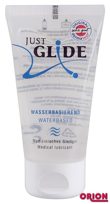 Вагинальная смазка на водной основе JUSTGLIDE - 50 мл. - Orion - купить с доставкой в Орле
