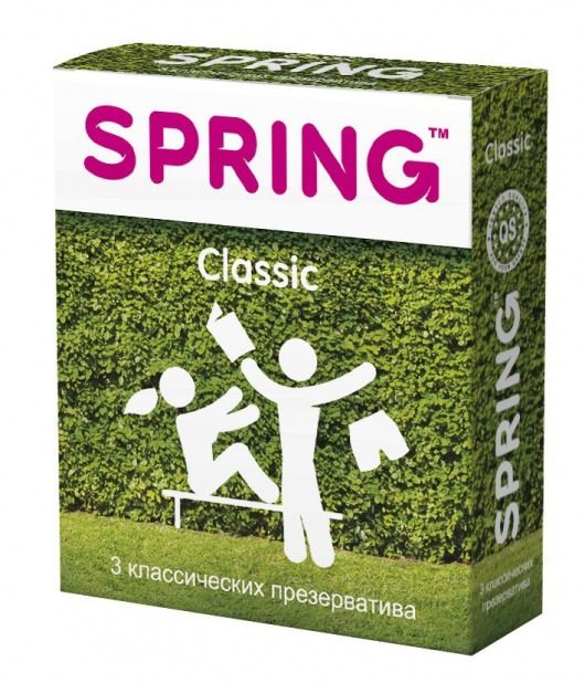 Классические презервативы SPRING CLASSIC - 3 шт. - SPRING - купить с доставкой в Орле