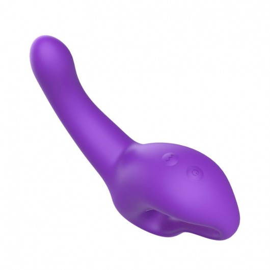 Фиолетовый вибратор для G-стимуляции - I-MOON