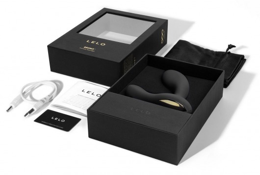 Чёрный перезаряжаемый стимулятор простаты Bruno Black - Lelo - в Орле купить с доставкой