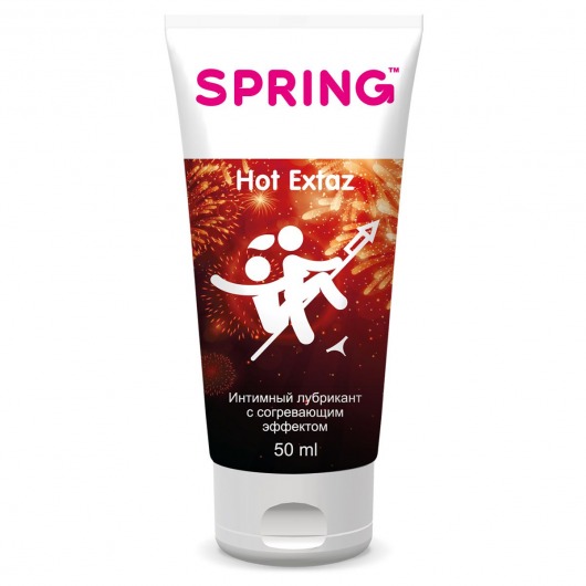 Согревающие интимный лубрикант Spring Hot Extaz - 50 мл. - SPRING - купить с доставкой в Орле