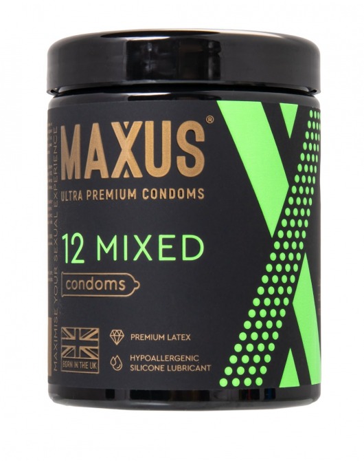 Презервативы MAXUS Mixed - 12 шт. - Maxus - купить с доставкой в Орле