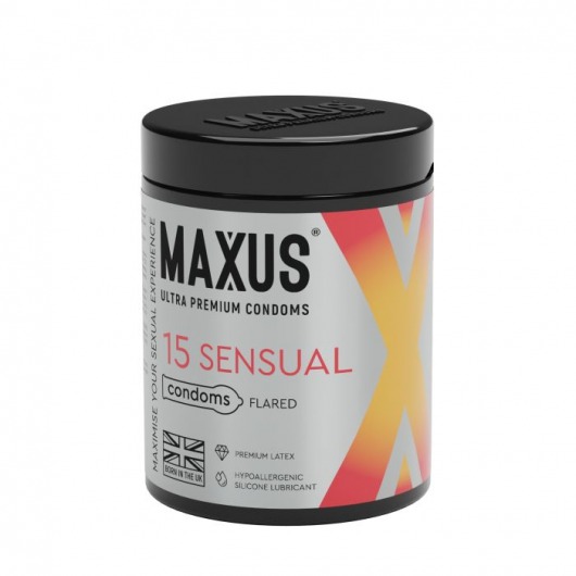 Анатомические презервативы MAXUS Sensual - 15 шт. - Maxus - купить с доставкой в Орле