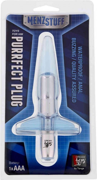 Анальная пробка Purrfect Plug - 9,5 см. - Dream Toys