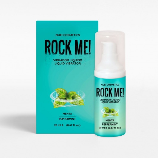 Жидкий вибратор Nuei Rock Me! с ароматом мяты - 20 мл. - Nuei cosmetics - купить с доставкой в Орле