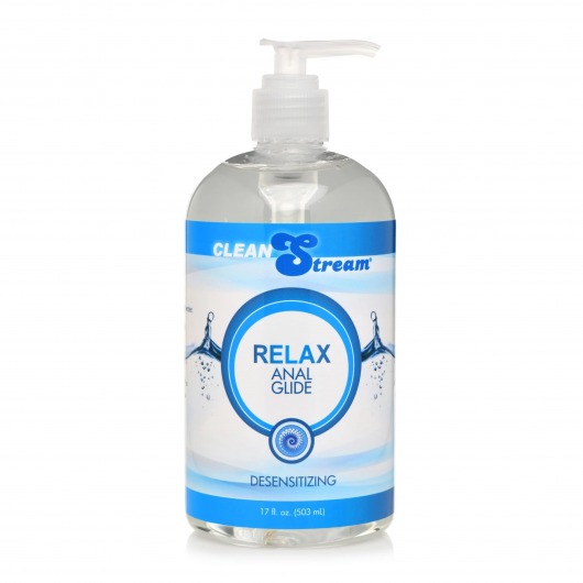 Анальный лубрикант на водной основе Relax Desensitizing Anal Lube - 503 мл. - XR Brands - купить с доставкой в Орле