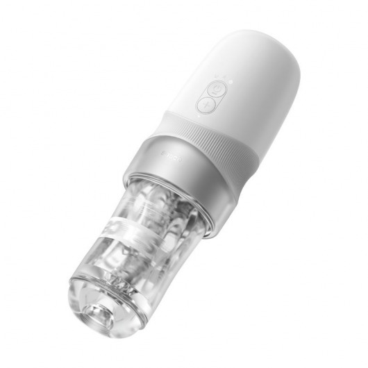 Белый автоматический мастурбатор Extra Sauce - Sauce - в Орле купить с доставкой Белый автоматический мастурбатор Extra Sauce - Sauce - в Орле купить с доставкой