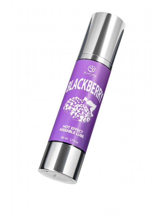 Массажное масло 2-в-1 Blackberry Hot Effect с разогревающим эффектом и вкусом ежевики - 50 мл. - Secret Play - купить с доставкой в Орле