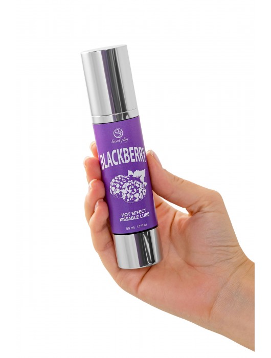Массажное масло 2-в-1 Blackberry Hot Effect с разогревающим эффектом и вкусом ежевики - 50 мл. - Secret Play - купить с доставкой в Орле