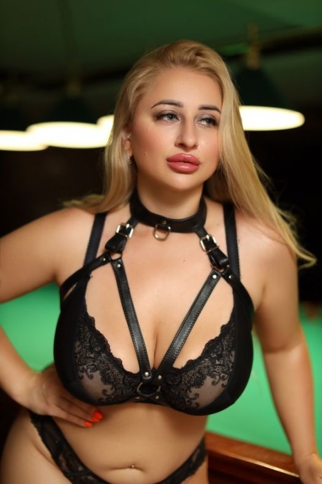 Черная кожаная сбруя с ошейником plus size из нежной кожи - БДСМ Арсенал - купить с доставкой в Орле