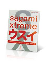 Ультратонкий презерватив Sagami Xtreme SUPERTHIN - 1 шт. - Sagami - купить с доставкой в Орле