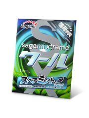 Презерватив Sagami Xtreme Mint с ароматом мяты - 1 шт. - Sagami - купить с доставкой в Орле Презерватив Sagami Xtreme Mint с ароматом мяты - 1 шт. - Sagami - купить с доставкой в Орле
