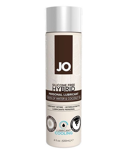 Водно-масляный лубрикант с охлаждающим эффектом JO Silicon free Hybrid Lubricant COOLING - 120 мл. - System JO - купить с доставкой в Орле