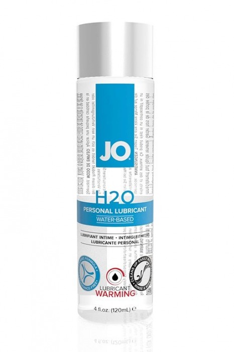 Возбуждающий лубрикант на водной основе JO Personal Lubricant H2O Warming - 120 мл. - System JO - купить с доставкой в Орле