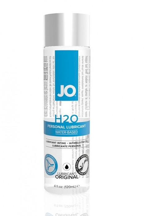 Нейтральный лубрикант на водной основе JO Personal Lubricant H2O - 120 мл. - System JO - купить с доставкой в Орле