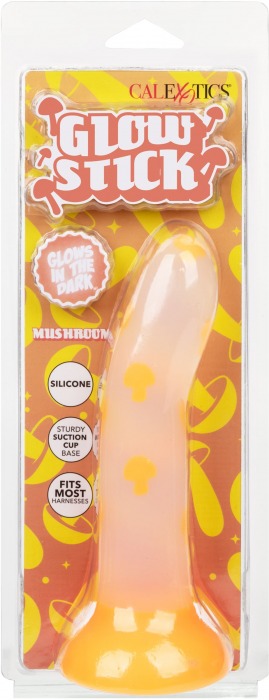 Светящийся в темноте фаллоимитатор Glow Stick Mushroom - California Exotic Novelties