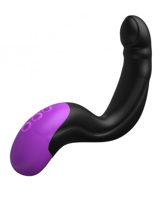 Черно-фиолетовый вибромассажёр простаты Hyper-Pulse P-Spot Massager - Pipedream - в Орле купить с доставкой