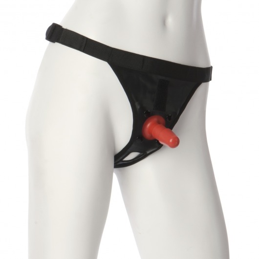Трусики со штырьком для фиксации насадок Ultra Harness with Plug - Doc Johnson - купить с доставкой в Орле