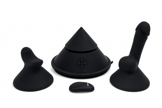 Конусный вибромассажер Cowgirl Cone с 2 насадками - CowGirl - купить с доставкой в Орле