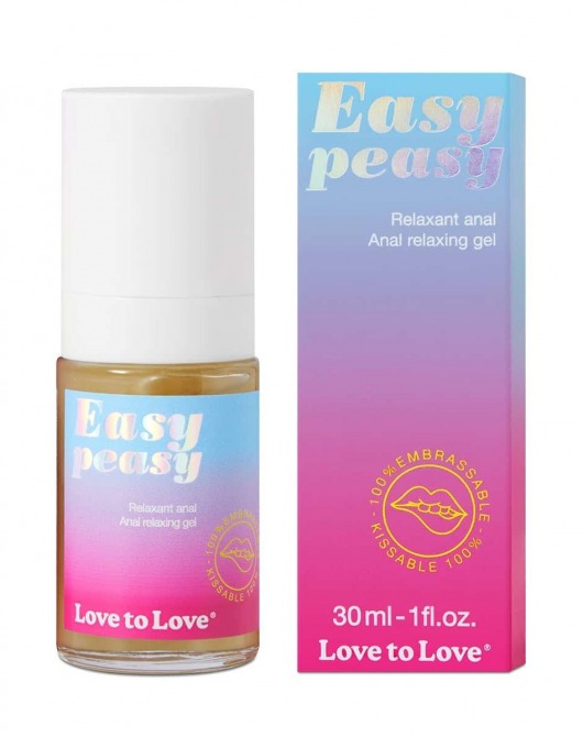 Анальный расслабляющий гель Easy Peasy - 30 мл. - Love to Love - купить с доставкой в Орле