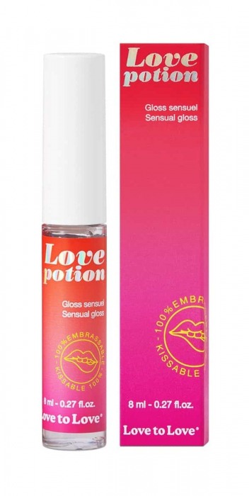 Возбуждающий блеск для губ Love Potion - 8 мл. - Love to Love - купить с доставкой в Орле