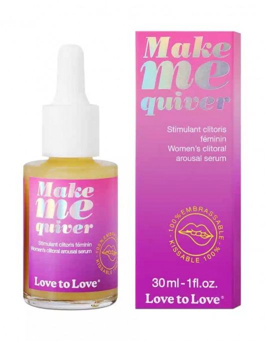 Возбуждающие капли для клитора Make Me Quiver - 30 мл. - Love to Love - купить с доставкой в Орле