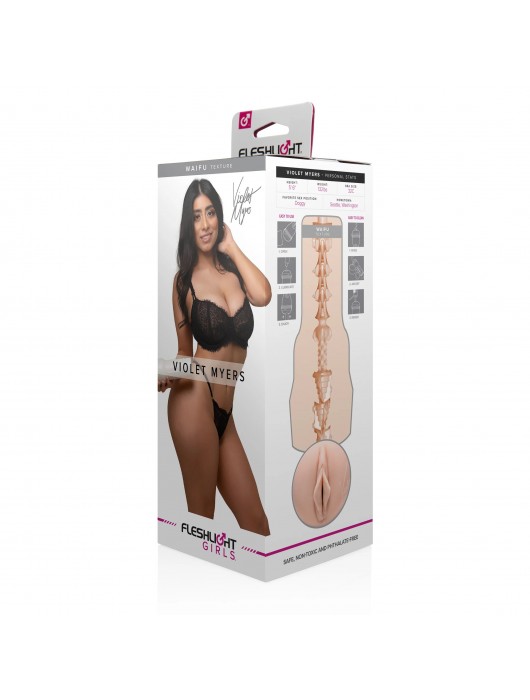 Мастурбатор-вагина Fleshlight Girls - Violet Myers Waifu - Fleshlight - в Орле купить с доставкой