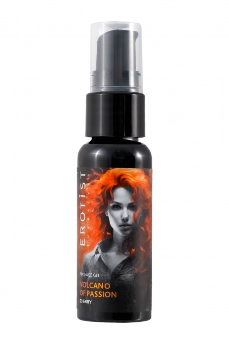 Гель с эффектом вибрации Volcano Of Passion со вкусом вишни - 25 мл. - Erotist Lubricants - купить с доставкой в Орле