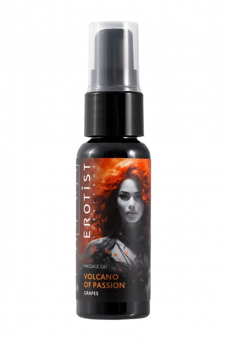 Гель с эффектом вибрации Volcano Of Passion со вкусом винограда - 25 мл. - Erotist Lubricants - купить с доставкой в Орле