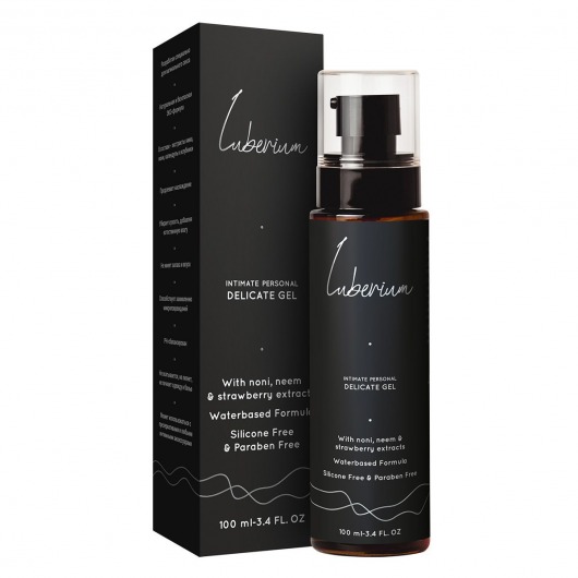 Интимный гель с экстрактами нони, нима и клубники Luberium Delicate Waterbased - 100 мл. - Luberium - купить с доставкой в Орле