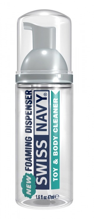 Очищающая пенка для игрушек и тела Toy   Body Cleaner Foamer - 47 мл. - Swiss navy - купить с доставкой в Орле