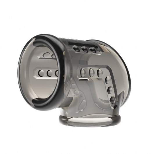 Дымчатая насадка на пенис и мошонку - Baile - в Орле купить с доставкой