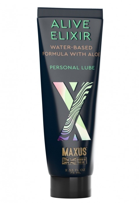 Интимный гель на водной основе MAXUS Alive Elixir - 75 мл. - Maxus - купить с доставкой в Орле