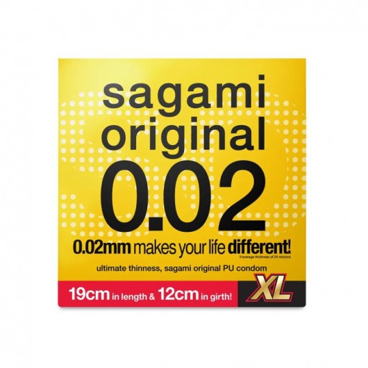 Презерватив увеличенного размера Sagami Original 0.02 XL-size - 1 шт. - Sagami - купить с доставкой в Орле Презерватив увеличенного размера Sagami Original 0.02 XL-size - 1 шт. - Sagami - купить с доставкой в Орле
