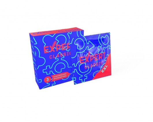 Презервативы увеличенного размера Expert Classic XXL - 3 шт. - Expert - купить с доставкой в Орле