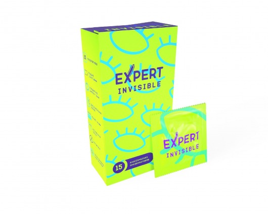 Ультратонкие презервативы Expert Invisible - 15 шт. - Expert - купить с доставкой в Орле