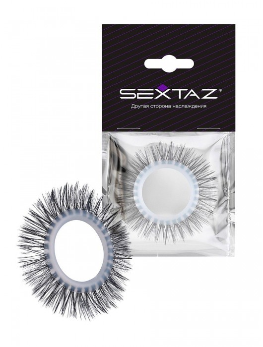 Круглое эрекционное кольцо с длинными «ресничками» - Sextaz - в Орле купить с доставкой