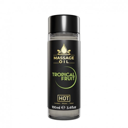 Массажное масло c ароматом тропических фруктов Massage Oil - 100 мл. - HOT - купить с доставкой в Орле