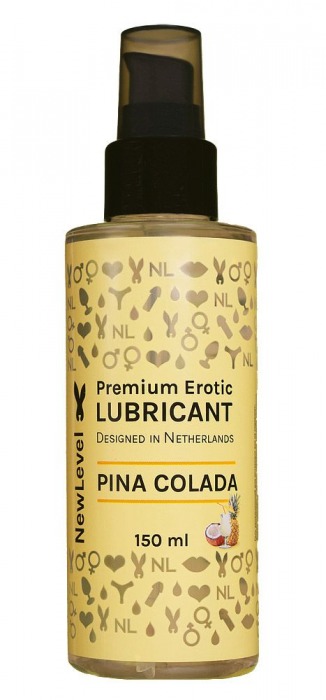 Ароматизированный лубрикант на водной основе NewLevel Pina Colada - 150 мл. - NewLevel - купить с доставкой в Орле
