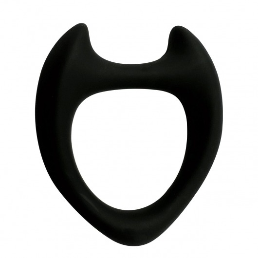 Черное эрекционное кольцо с рожками Wooomy Toro M - Adrien Lastic - в Орле купить с доставкой